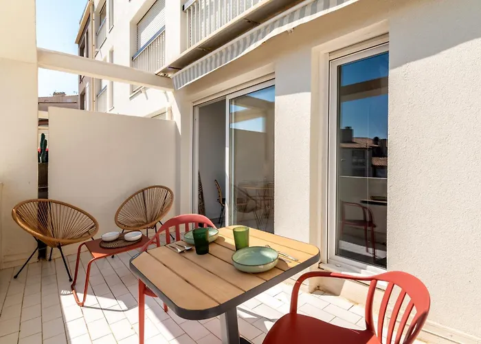 Апартаменты Jungle Terrasse Vue Port Wi-fi, Clim, Linge & Menage Inclus