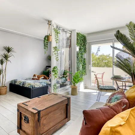 Jungle Terrasse Vue Port Wi-fi, Clim, Linge & Menage Inclus דירה