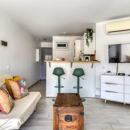 Jungle Terrasse Vue Port Wi-fi, Clim, Linge & Menage Inclus 아파트